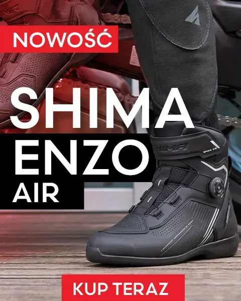 Nowość od Shima! Buty motocyklowe Shima Enzo Air