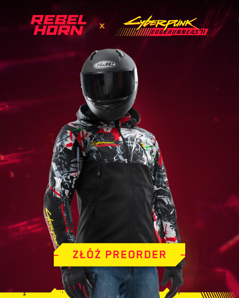 Rebelhorn Slash Cyberpunk Edgerunners 2 - zamów w RRmoto - Autoryzowanym sklepie Rebelhorn